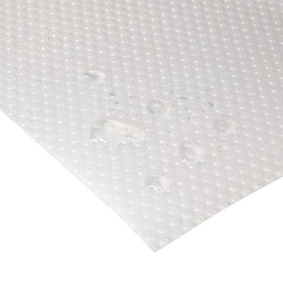 Clear Plastic Non-Adhesive Shelf Liner Roll for Kitchen Cabinets