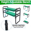 5 Star Super Deals Adjustable Garden Kneeler & Seat with Handles - Heavy-Duty Outdoor Foldable, Portable Garden Stool with Thick EVA Foam Pad - 3 of 4