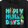 Women's - Trolls - Happy Holla Days Branch and Poppy Branch and Poppy Cropped Graphic Hoodie - 2 of 3