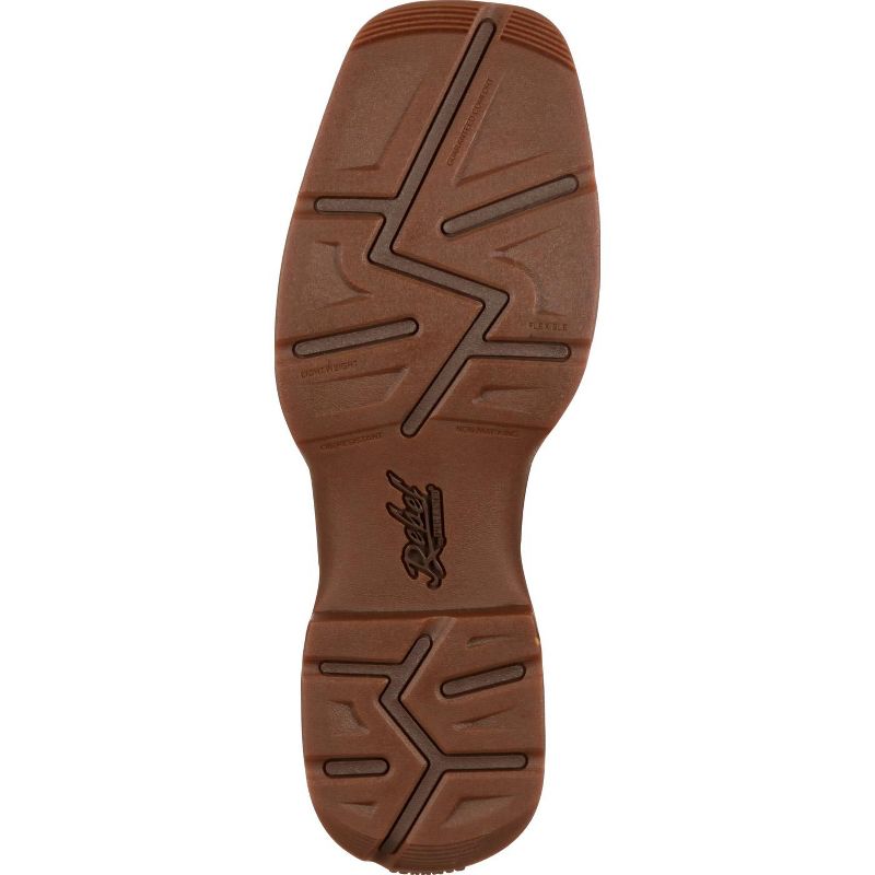 Men's Durango Pull-On Western Boot, DB4443, Brown, 2 of 8