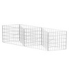 VidaXL Gabion Basket Galvanised Steel 47.2Inchx11.8Inchx19.7Inch - 2 of 4