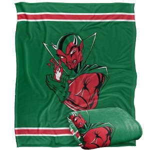 Mississippi Valley State University Primary Logo Silky Touch Blanket White 50x60 - 1 of 4