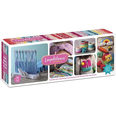 Loopdeloom Weaving Loom Craft Kit – Includes Spinning Peg Loom and Yarn, Ages 8 and Up - image 1 of 4