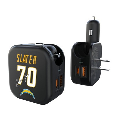 NFL Los Angeles Chargers Players Game Tactic 18-Watt 2 in 1 USB A/C Charger