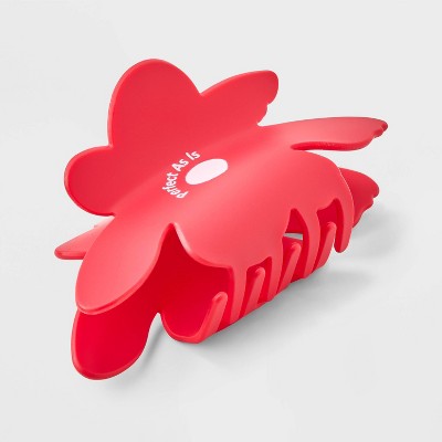 Acrylic Cutout Flower Claw Hair Clip - Universal Thread™ Red