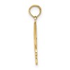 Black Bow Jewelry 14k Yellow Gold #1 Football Pendant & Helmet Pendant - 2 of 4