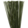 Juvale 300 Piece Floral Stem Wire for Bouquets, Flower Arrangements and Diy Crafts - Wrapped 22 Gauge 16 Inches, Green - 2 of 4