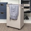Narrow Collapsible Laundry Hamper with Liner and Lid - 2 of 4