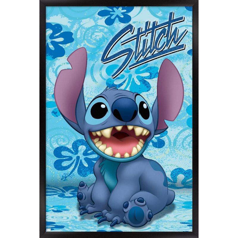 Trends International Disney Lilo and Stitch - Sitting Framed Wall Poster Prints, 1 of 7