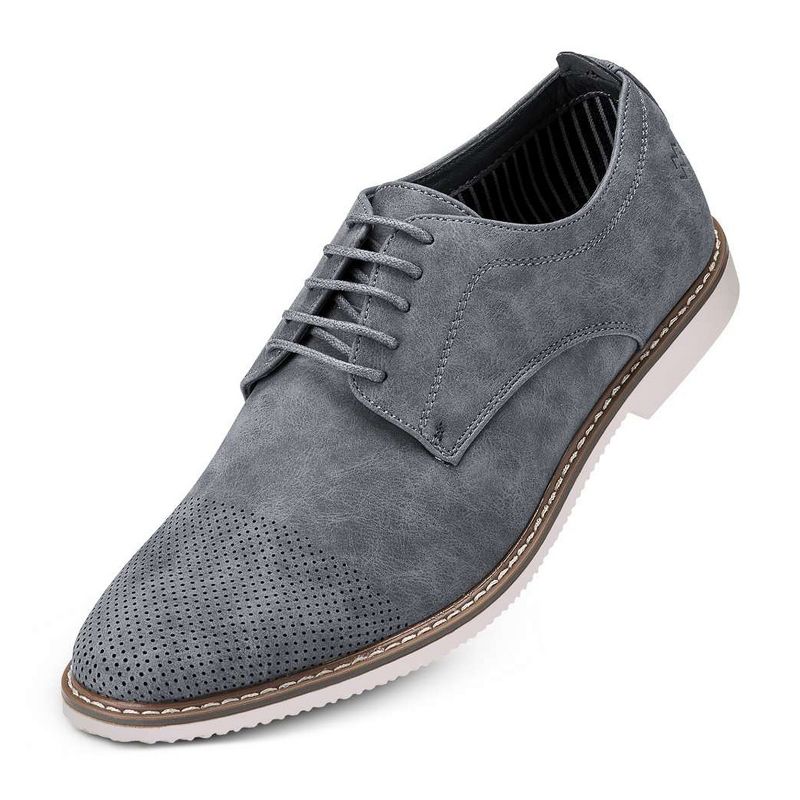 Mio Marino - Men's Oxford Casual Suede Shoes, 1 of 8