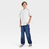 Boys' Short Sleeve Contrast Piping Oversized T-Shirt - art class™ - 3 of 3