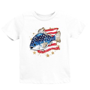 The Juniper Shop Patriotic Fish Youth Short Sleeve Tee - 1 of 4