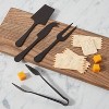 4pc Stainless Steel Cheese Knive Serving Set Black - Threshold™ - image 2 of 3