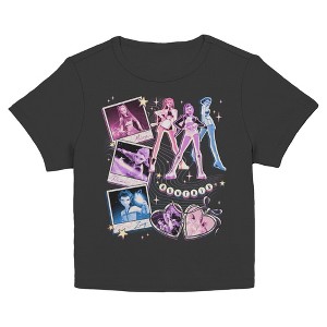 Juniors KPop Demon Hunters Huntrix Cute Instant Film T Shirt - 1 of 3