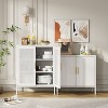 High Storage Cabinet, File Cabinets with Lockable Doors and, Home Office Design, Storage Cabinet for Home, Kitchen, School, Office-The Pop Home - 3 of 4