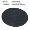Unique Bargains Reversible Non-slip Heat Insulation Strong Water Absorption Plant Coaster 3 Pcs - 4 of 4