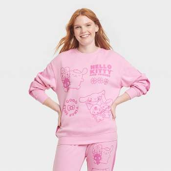 Women's Love Yourself Hello Kitty Graphic Sweatshirt - Blue Xs : Target