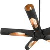 Livex Lighting Novato 5 - Light Chandelier in  Black - 4 of 4