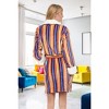 ADR Women's Short Robe, Classic Cozy Plush Robe Woman, Short Fleece Bathrobe - 4 of 4
