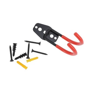 Unique Bargains Garage Storage Hooks with Screws Small Round Base Plate with Hook 4.8"x2.6"x1.4" 1 Pc - 1 of 4