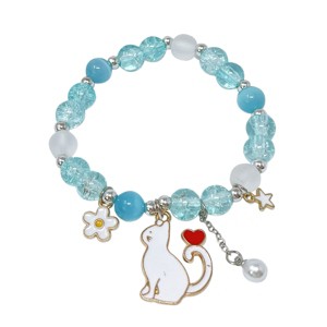 Wrapables Friendship Beaded Enamel Charm Bracelet - 1 of 4