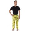 Seven Times Six SpongeBob SquarePants Men's Pineapple House Adult Lounge Pajama Pants Multicoloured - 4 of 4