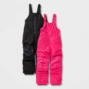 Kids' 2pk Snow Bibs - Cat & Jack™ - 1 of 3