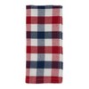 4pk Cotton Gingham Table Napkins - Saro Lifestyle: Classic Check Pattern, 20"x20", Off-White, Machine Washable, Kitchen Textiles - 2 of 4