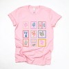 Simply Sage Market Floral Stamps Short Sleeve Tee - 2 of 4