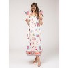 Womens Olive Workshop Montauk Maxi Dress Americana - 3 of 4