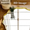 BEAUTYPEAK Wavy Round Aluminum Framed Bathroom Vanity Mirrors - 3 of 4