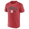 NCAA Nebraska Cornhuskers Men's Heather Poly T-Shirt - 2 of 3