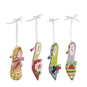 Gallerie II Shoe Ornament, Set of 4 - 1 of 2