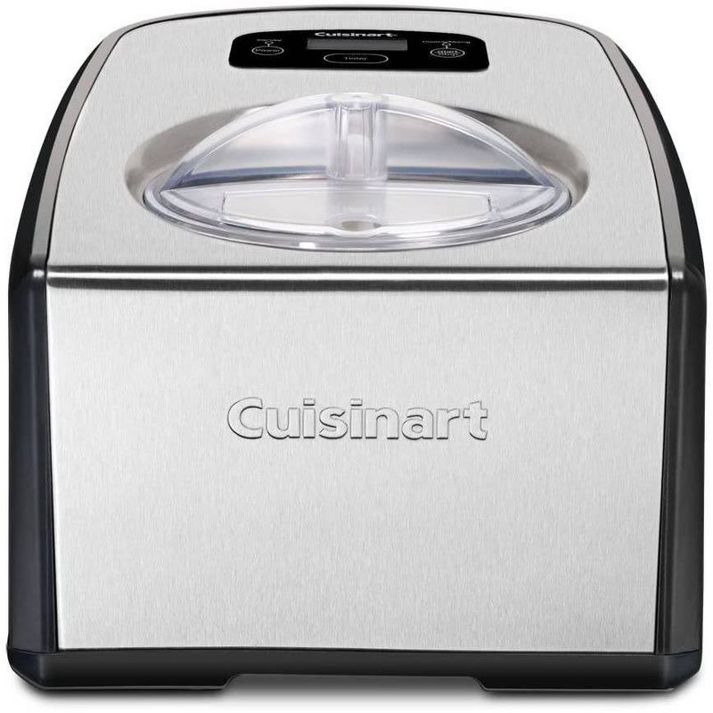 Cuisinart 1.5qt Stainless Steel Ice Cream and Gelato Maker - ICE-100, 1 of 13