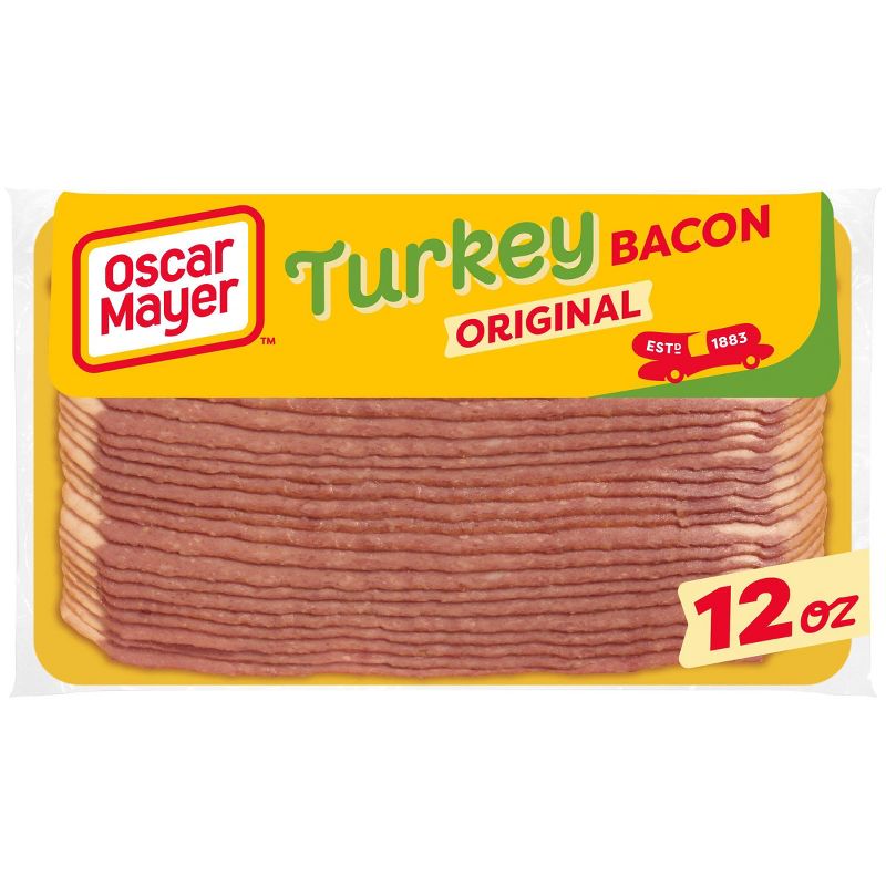 Oscar Mayer Turkey Bacon - 12oz, 1 of 19