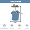 Dolonm 2-in-1 Portable Beverage Cooler w/Side Table - Holds 15 Cans, Lightweight & Leakproof for Backyard/Beach - 3 of 4