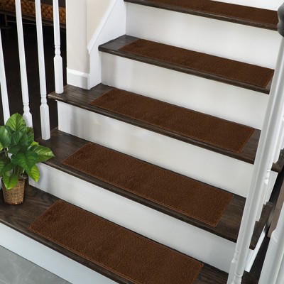 Sussexhome Carpet Stair Treads Pre-applied Double Sided Tape