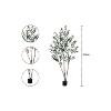 Artificial Olive Trees, Plastic Olive Tree, Home Decoration Plant, Adjustable, for Living Room, Bedroom, Home, Office - 2 of 4