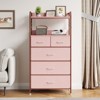 5 Dresser Drawers for Bedroom with Shelves, Dressers & Chest of Drawer for Hallway - 3 of 4