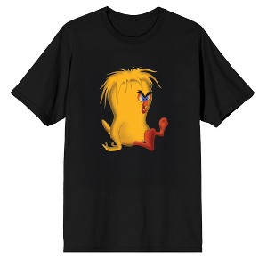 Looney Tunes Monster Tweety on Black Short Sleeve Adult T-Shirt - 1 of 3