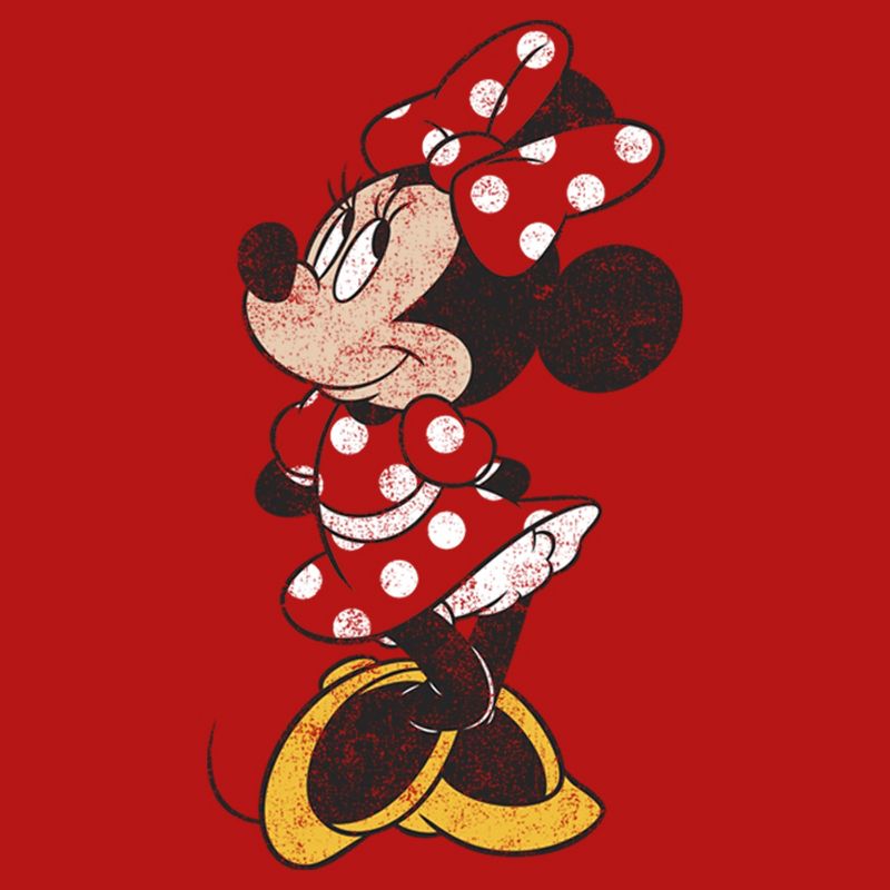 Girl's Disney Minnie Distressed T-Shirt, 2 of 6