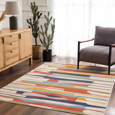 Hauteloom Southfields Colorful Modern Area Carpet