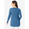 Jessica London Women's Plus Size Ribbed Baby Doll Tunic Sweater - 3 of 4