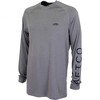 AFTCO Samurai Heathered Long Sleeve Shirt Brilliant Blue Heather, Large - 3 of 4