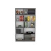 NicBex Bookcases for Living Room 2 Piece Bookcase Set 42" Wide Storage Cabinet Bookshelf with 10 Shelves for Home Office and Bedroom - 2 of 4