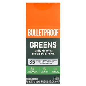 BulletProof Greens, 15 Packets, 0.28 oz (7.9 g) Each - 1 of 3