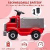6V Ride on Truck, Kids Electric Car with Under Seat Storage, Music, 2 Headlights and 5 LED Lights - 2 of 4