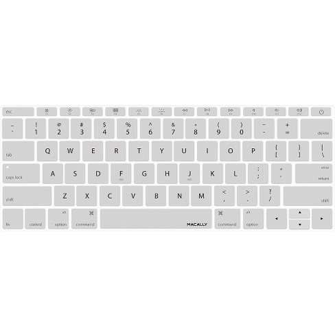 Insten 2 Pack Keyboard Cover Protector Compatible With 2020 Macbook Pro 13,  Ultra Thin Silicone Skin, Tactile Feeling, Anti-dust, Clear & Black : Target