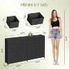 63''w Dresser with 18 Fabric Drawers Dresser for Bedroom with Charging Station - 3 of 4