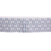 Bacati - Isabella Paisley Aqua/Lilac/Purple Paisley Crib/Toddler Bed Skirt - 3 of 3